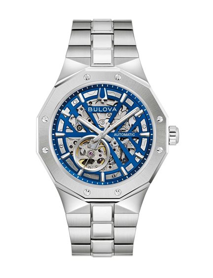 Reloj Bulova Hombre Octagonal automatico in Acero 96A352 - 96A352